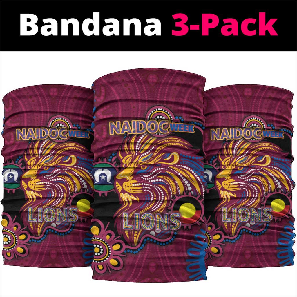 NAIDOC Week Brisbane Lions Neck Gaiter Australian Aboriginal Art