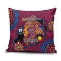 NAIDOC Week Brisbane Lions Pillow Cover Australian Aboriginal Art