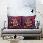 NAIDOC Week Brisbane Lions Pillow Cover Australian Aboriginal Art
