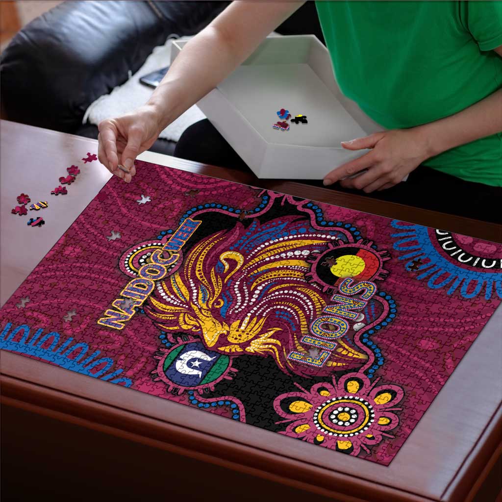 NAIDOC Week Brisbane Lions Puzzle Australian Aboriginal Art