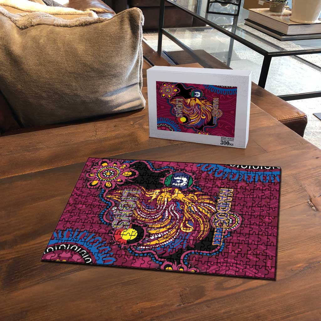 NAIDOC Week Brisbane Lions Puzzle Australian Aboriginal Art