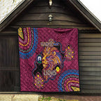 NAIDOC Week Brisbane Lions Quilt Australian Aboriginal Art