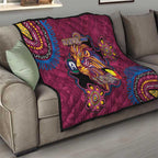 NAIDOC Week Brisbane Lions Quilt Australian Aboriginal Art