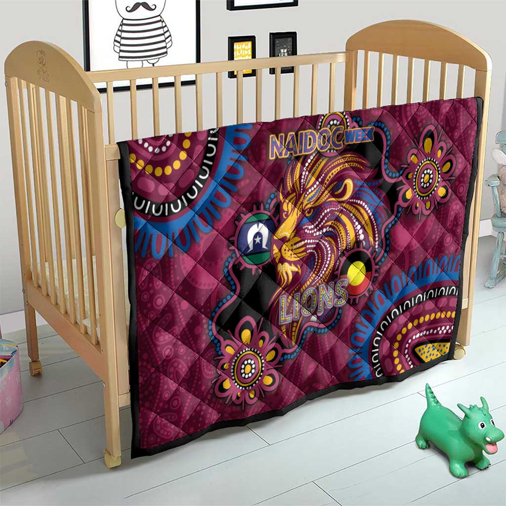 NAIDOC Week Brisbane Lions Quilt Australian Aboriginal Art
