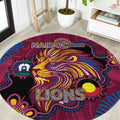 NAIDOC Week Brisbane Lions Round Carpet Australian Aboriginal Art