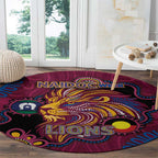 NAIDOC Week Brisbane Lions Round Carpet Australian Aboriginal Art