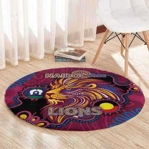 NAIDOC Week Brisbane Lions Round Carpet Australian Aboriginal Art