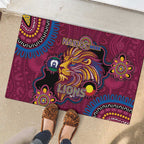 NAIDOC Week Brisbane Lions Rubber Doormat Australian Aboriginal Art