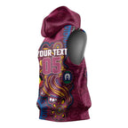 Custom NAIDOC Week Brisbane Lions Sleeveless Hoodie Australian Aboriginal Art