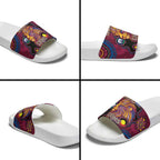 NAIDOC Week Brisbane Lions Slide Sandals Australian Aboriginal Art