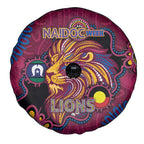 NAIDOC Week Brisbane Lions Spare Tire Cover Australian Aboriginal Art