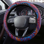 NAIDOC Week Brisbane Lions Steering Wheel Cover Australian Aboriginal Art