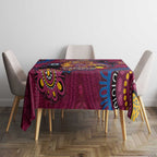 NAIDOC Week Brisbane Lions Tablecloth Australian Aboriginal Art