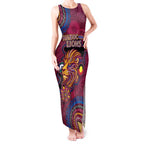 Custom NAIDOC Week Brisbane Lions Tank Maxi Dress Australian Aboriginal Art