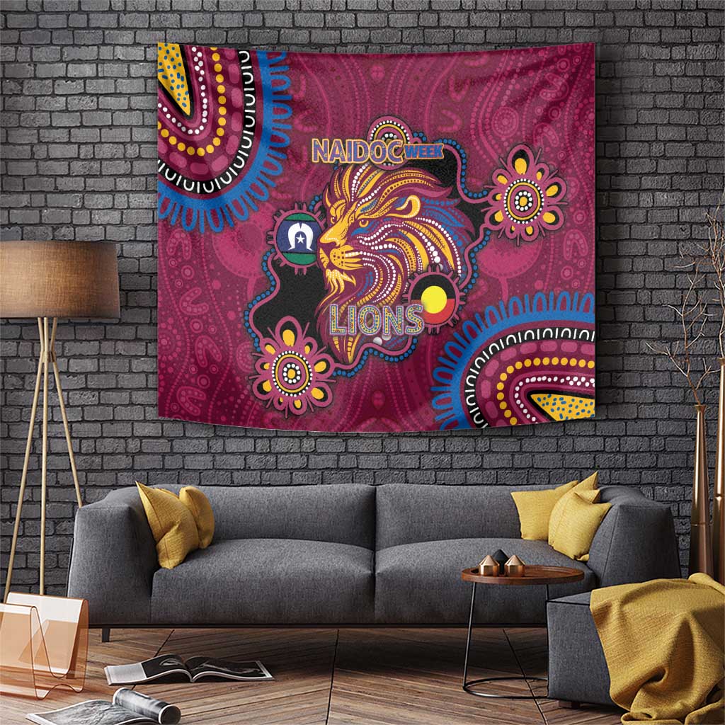 NAIDOC Week Brisbane Lions Tapestry Australian Aboriginal Art