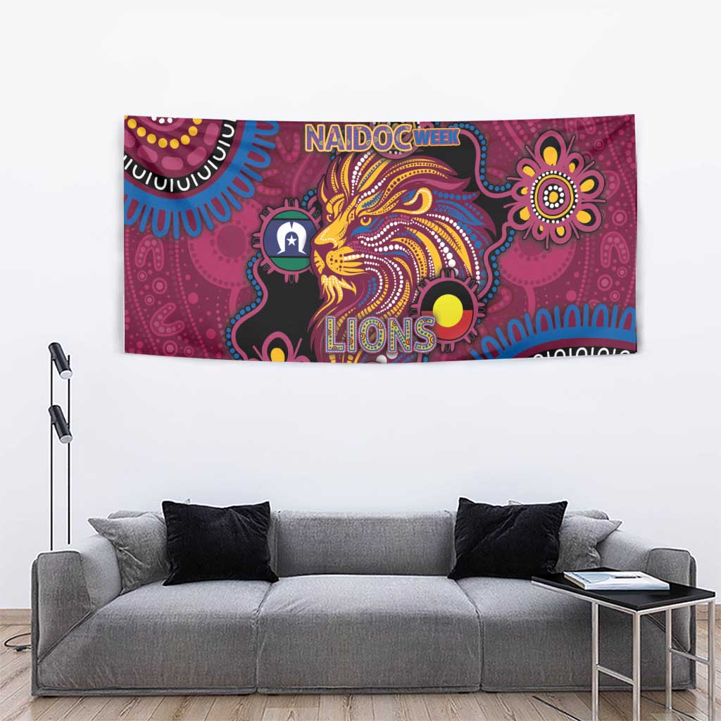 NAIDOC Week Brisbane Lions Tapestry Australian Aboriginal Art