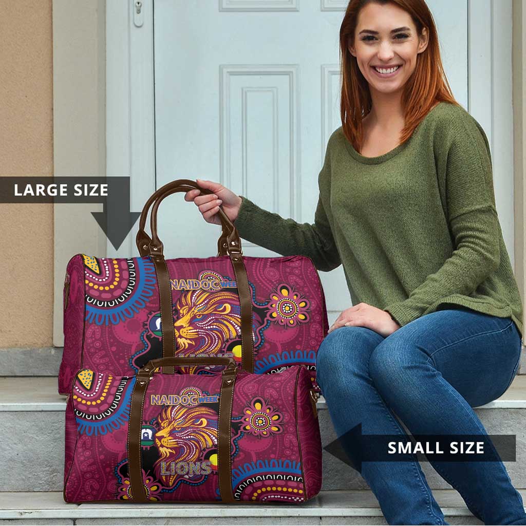 NAIDOC Week Brisbane Lions Travel Bag Australian Aboriginal Art