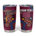 Custom NAIDOC Week Brisbane Lions Tumbler Cup Australian Aboriginal Art