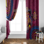 NAIDOC Week Brisbane Lions Window Curtain Australian Aboriginal Art