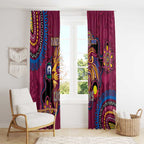 NAIDOC Week Brisbane Lions Window Curtain Australian Aboriginal Art
