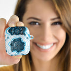 Prostate Cancer Awareness Month AirPods Case Warrior Ribbon Turtle Dot Art Pattern