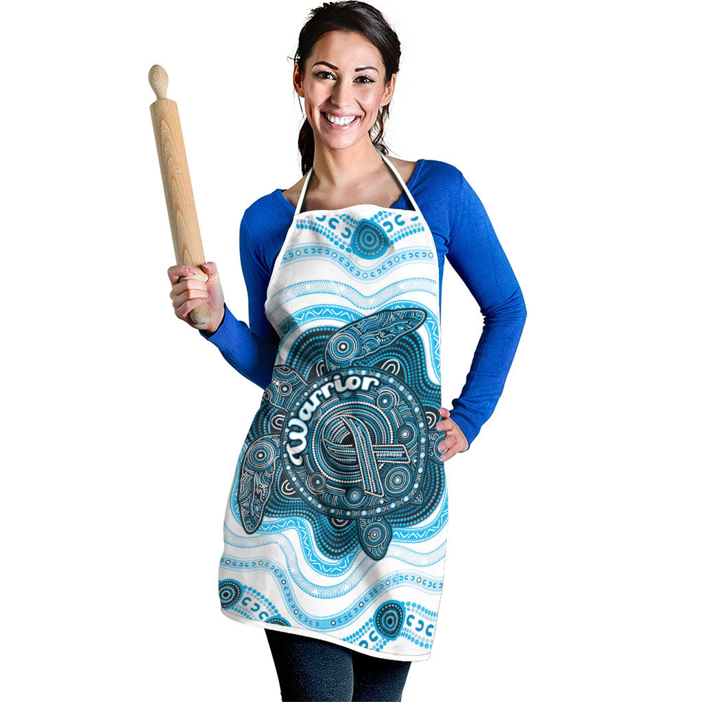 Prostate Cancer Awareness Month Apron Warrior Ribbon Turtle Dot Art Pattern