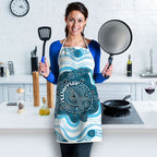 Prostate Cancer Awareness Month Apron Warrior Ribbon Turtle Dot Art Pattern
