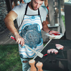 Prostate Cancer Awareness Month Apron Warrior Ribbon Turtle Dot Art Pattern