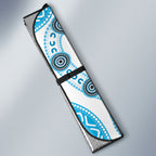 Prostate Cancer Awareness Month Auto Sun Shade Warrior Ribbon Turtle Dot Art Pattern