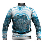 Personalised Prostate Cancer Awareness Month Baseball Jacket Warrior Ribbon Turtle Dot Art Pattern