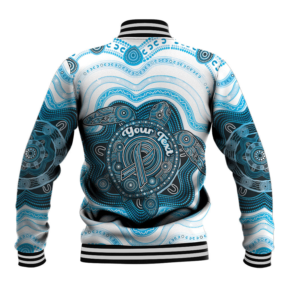 Personalised Prostate Cancer Awareness Month Baseball Jacket Warrior Ribbon Turtle Dot Art Pattern