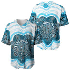 Personalised Prostate Cancer Awareness Month Baseball Jersey Warrior Ribbon Turtle Dot Art Pattern