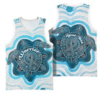 Personalised Prostate Cancer Awareness Month Basketball Jersey Warrior Ribbon Turtle Dot Art Pattern