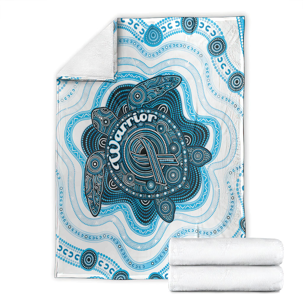 Prostate Cancer Awareness Month Blanket Warrior Ribbon Turtle Dot Art Pattern