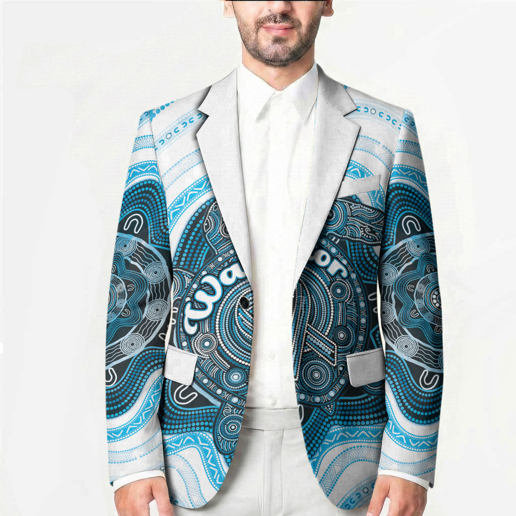 Personalised Prostate Cancer Awareness Month Blazer Warrior Ribbon Turtle Dot Art Pattern