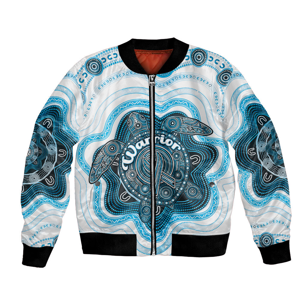 Personalised Prostate Cancer Awareness Month Bomber Jacket Warrior Ribbon Turtle Dot Art Pattern