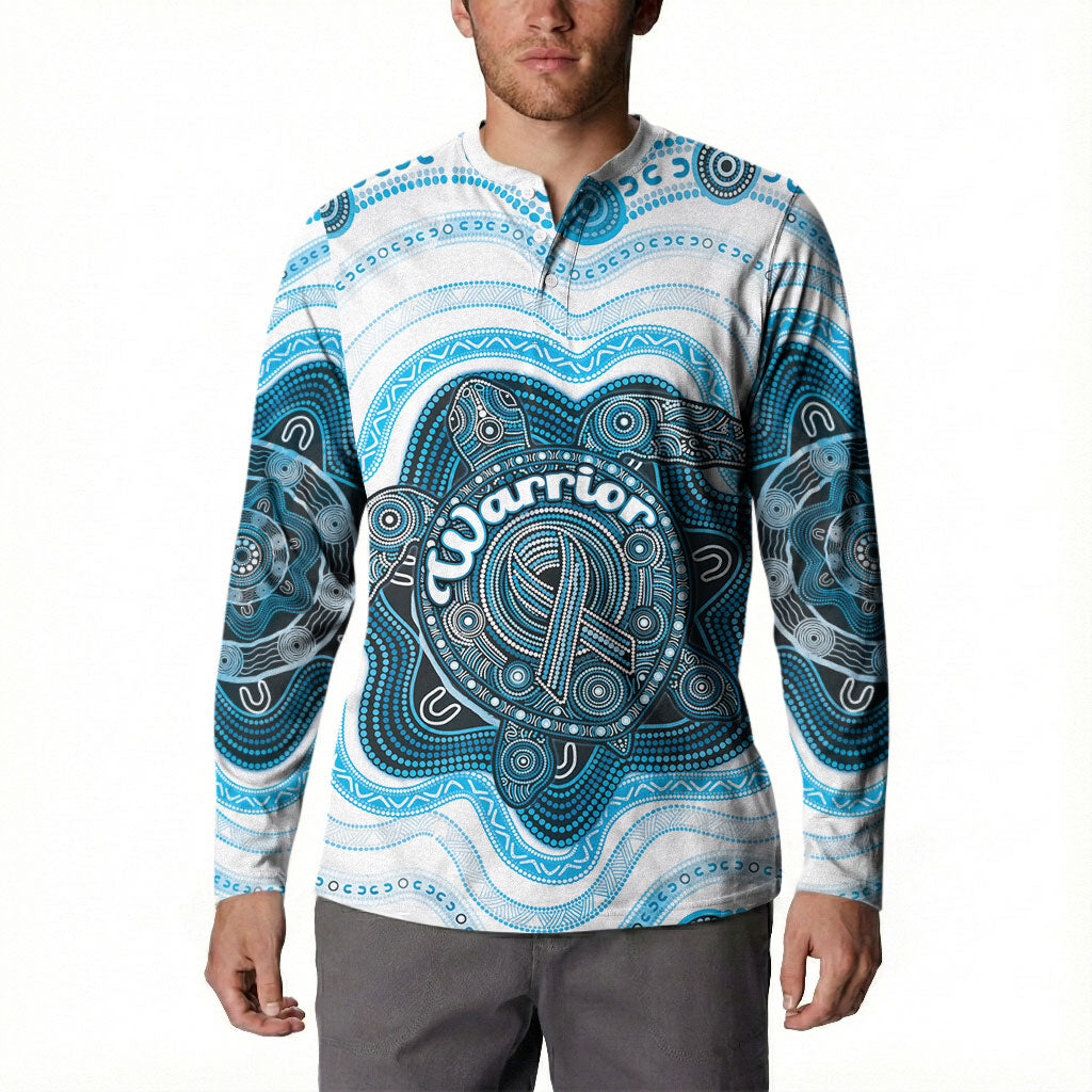 Personalised Prostate Cancer Awareness Month Button Sweatshirt Warrior Ribbon Turtle Dot Art Pattern