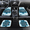 Personalised Prostate Cancer Awareness Month Car Mats Warrior Ribbon Turtle Dot Art Pattern