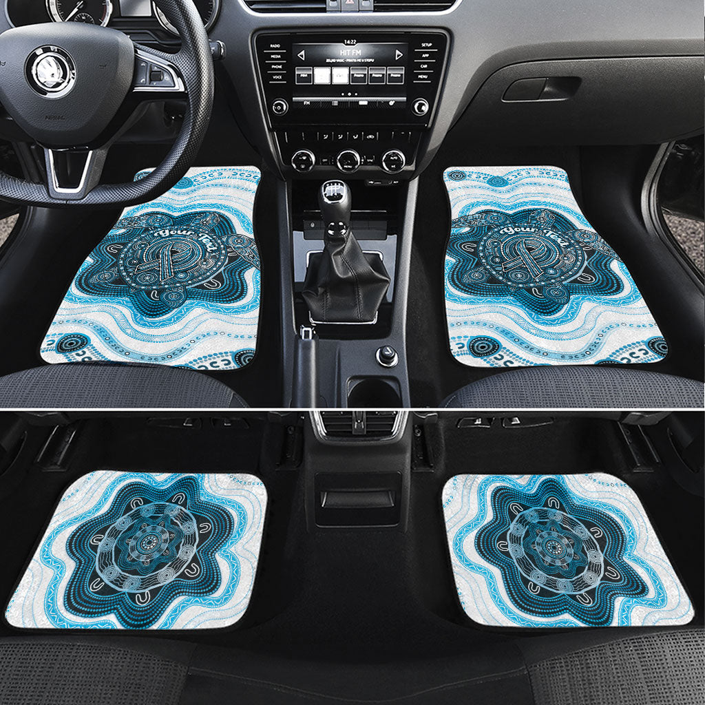 Personalised Prostate Cancer Awareness Month Car Mats Warrior Ribbon Turtle Dot Art Pattern