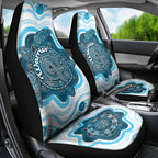 Prostate Cancer Awareness Month Car Seat Cover Warrior Ribbon Turtle Dot Art Pattern
