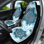 Prostate Cancer Awareness Month Car Seat Cover Warrior Ribbon Turtle Dot Art Pattern