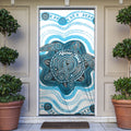 Personalised Prostate Cancer Awareness Month Door Cover Warrior Ribbon Turtle Dot Art Pattern