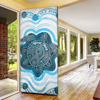 Personalised Prostate Cancer Awareness Month Door Cover Warrior Ribbon Turtle Dot Art Pattern