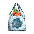 Prostate Cancer Awareness Month Grocery Bag Warrior Ribbon Turtle Dot Art Pattern