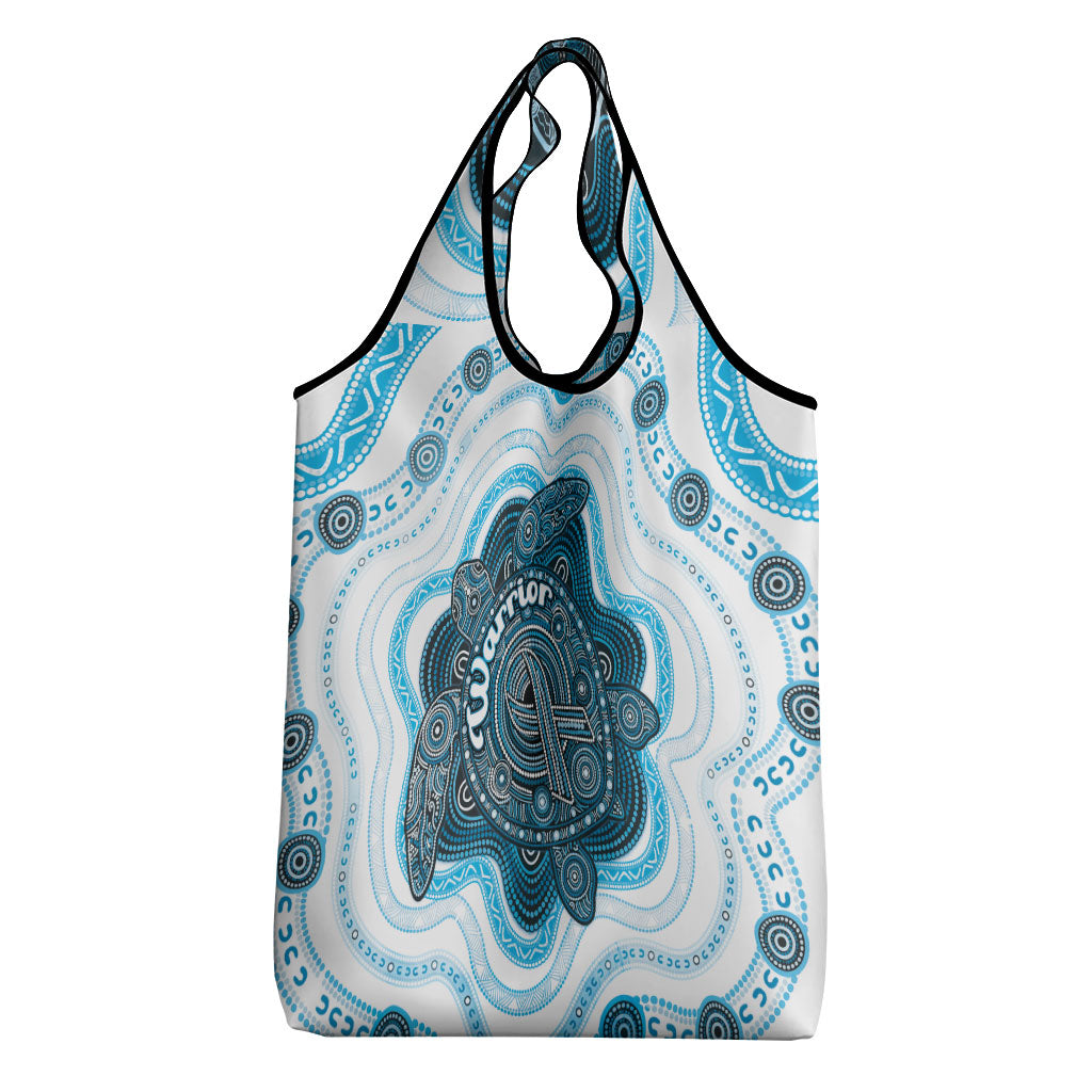 Prostate Cancer Awareness Month Grocery Bag Warrior Ribbon Turtle Dot Art Pattern