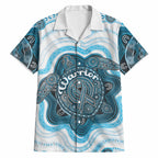 Personalised Prostate Cancer Awareness Month Hawaiian Shirt Warrior Ribbon Turtle Dot Art Pattern