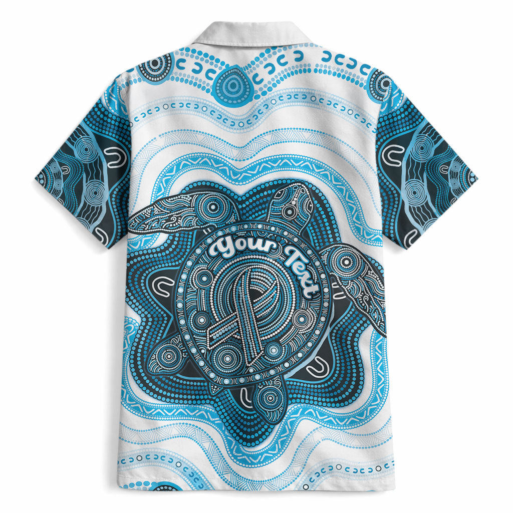 Personalised Prostate Cancer Awareness Month Hawaiian Shirt Warrior Ribbon Turtle Dot Art Pattern