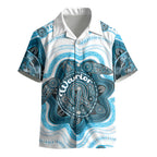 Personalised Prostate Cancer Awareness Month Kid Hawaiian Shirt Warrior Ribbon Turtle Dot Art Pattern
