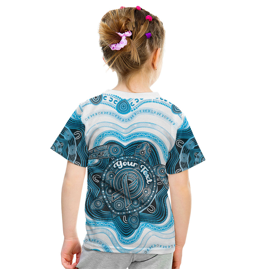 Personalised Prostate Cancer Awareness Month Kid T Shirt Warrior Ribbon Turtle Dot Art Pattern