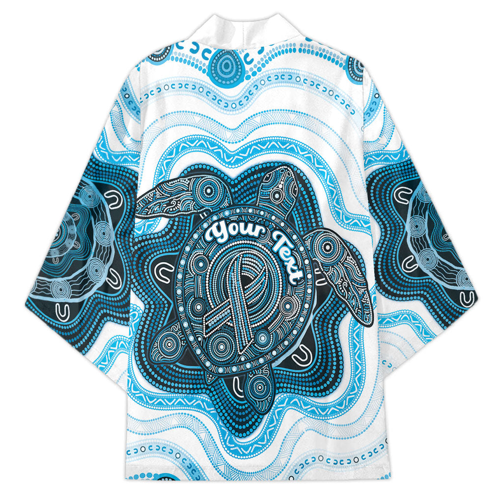 Personalised Prostate Cancer Awareness Month Kimono Warrior Ribbon Turtle Dot Art Pattern